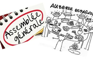 Repas du club et dernière AG du FCL Badminton Feytiat, première AG de Bad Feytiat